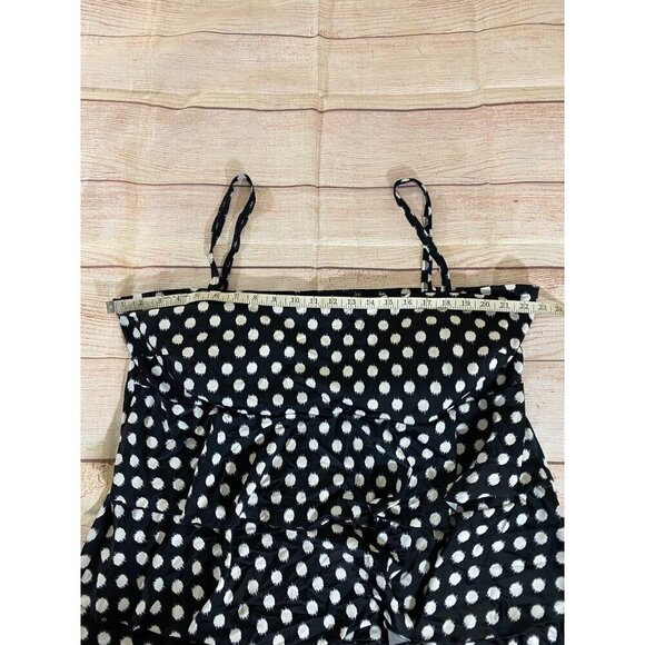 Swim By Cacique Women's Plus Size Polka Dot Tankini Top - 28 - Picture 4 of 9